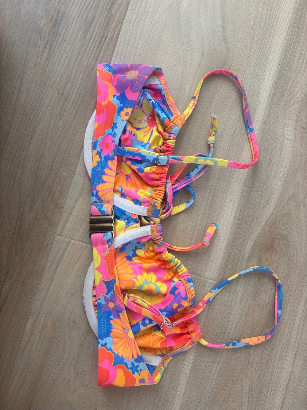 Kulani Kinis Neon Floral Bikini - Picture 2 of 3